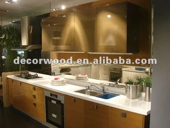 Brown Color High Gloss Kitchen Cabinet View High Gloss Kitchen