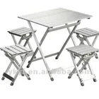 Outdoor Portable Aluminum table and chair sets