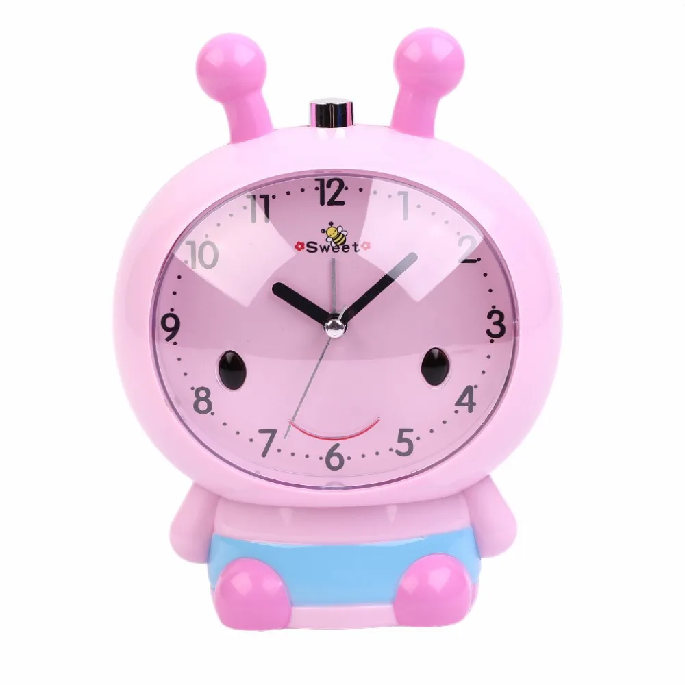 Little Bee Style Sweet Silent Alarm Clock Fashion Personality Lazy Gift For Student Children Alarm Clock Near Bed Necessary