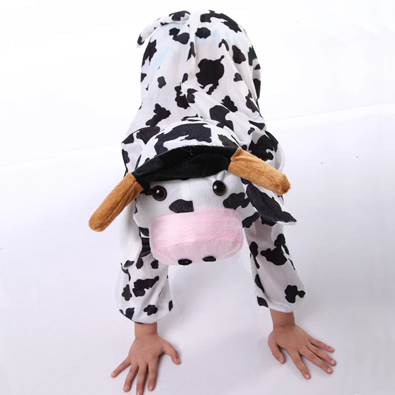 Лидер продаж индивидуальный дизайн корова талисман детские животных Костюм
