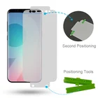 Hot sale cell phone accessory front and back 3D curved full body screen protector double applicator for samsung s8 s9