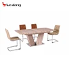 Free Sample 6 Seaters Chairs Elegant Wooden Nursing Home Top Dining Tables For Small Spaces Dining