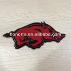 custom die cut self adhesive embossed metal sticker