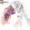 CUHAKCI 2017 New Women's Scarves Brand Fashion Flower Print Chiffon Scarf Winter Shawls Female Long scarf