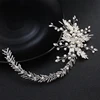 Luxury headdress temperament rhinestone crown garland pearl flower bridal hairbands