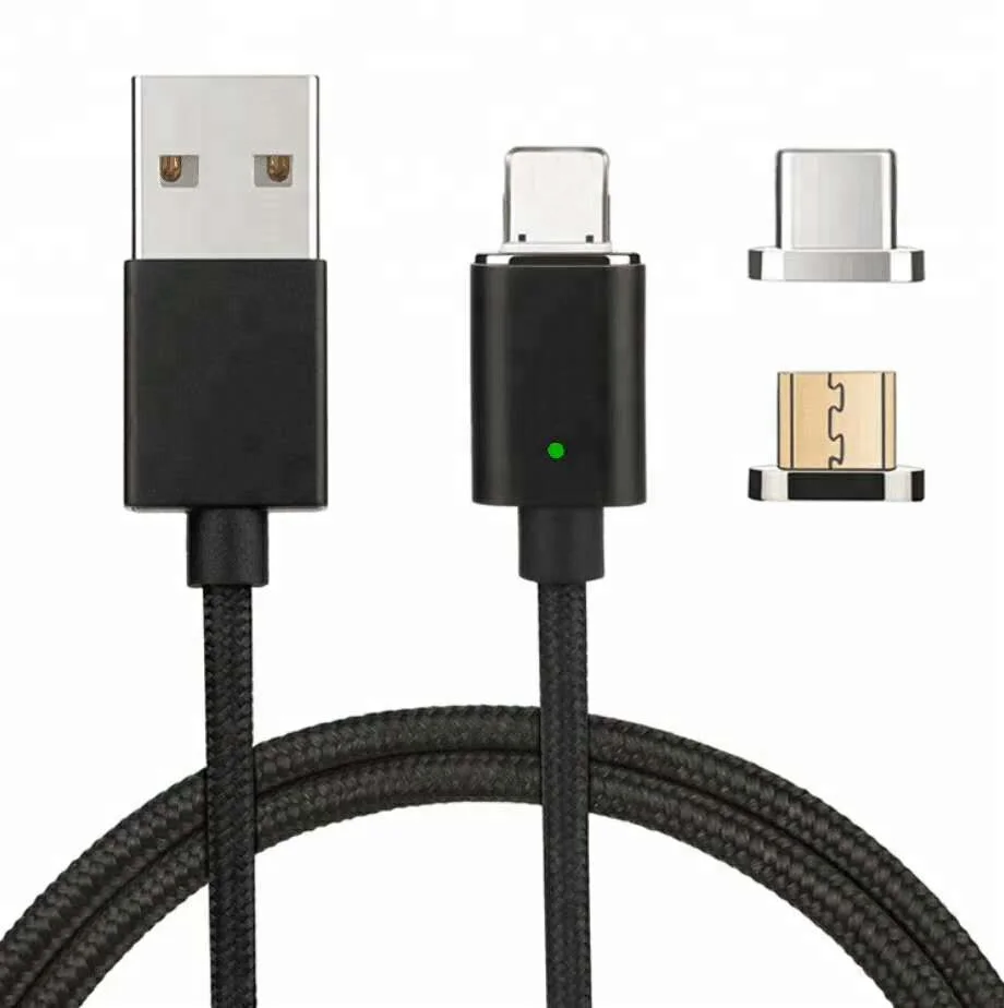 Universal Mini 3 In 1 Fast Charging 2.4A Charger And Data Magnetic Usb Cable - ANKUX.COM