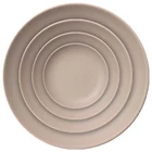 JC dinnerware Wholesale Stoneware Dinner Plates Customized Porcelain Charger Plates for hotel serving