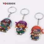 custom two sided keychain charm cute lovely llaveros barato personalized clear plastic vograce acrylic charm