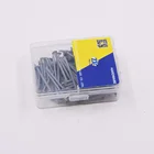 Plastic box packing for DIY shop checkered flat head dacromet surface stainless steel common nail