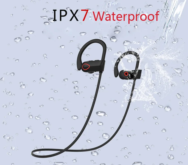 Amazon hot sale bluetooth 4.1 CSR True Stereo Deep bass Ear-Hook sports bluetooth headphone for 8hours working - ANKUX.COM
