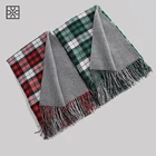 Popular Stylish Trendy Red Green Lovers Scarf Men'S Scarf