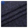 Mills black tweed woolen wool blended fabric for caps hats baseball