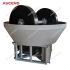 Sudan popular gold mining site 1100 1200 1200b wet pan mills and gold rock grinding mill