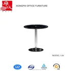 Round Stainless steel glass coffee table (L56)
