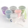 Portable Silicone Folding Water Tea Cup Mugs Traveling Foldable Cups For Travel Outdoor Camping Drinkware coffee cup