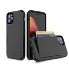 NEW Wallet Cell Case 2-in-1 All-inclusive TPU+PC Card Slot Phone Case For iPhone 11 2019 XI 5.8 6.1 6.5