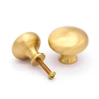 New Arrival Round Brass Furniture Handle Drawer Cabinet Door Knobs