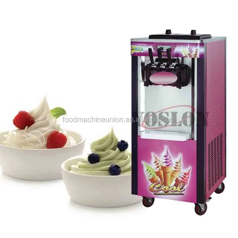 mixed flavours ice cream three choose soft 7.2*2L for amusement park