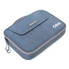Waterproof polyester home digital usb charger storage case travel electronic cable organizer