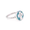 Fashion stainless steel blue stone cross shape silver crystal diamond fire blue opal rings