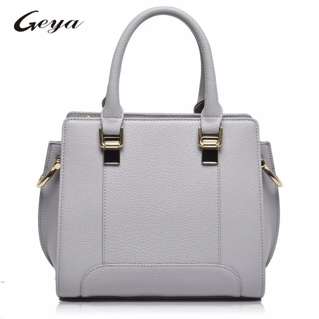 Geya Women's Vintage Genuine Leather Evening Party Clutch Purse Shoulder Bag Flap Cover Handbag