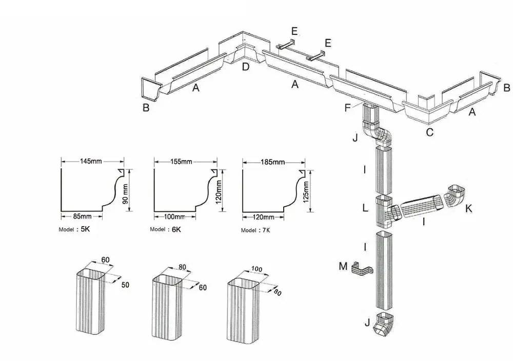Roof Aluminum Rain Gutter Philippines And Aluminum Rain Water Gutters Buy Aluminum Extrusion