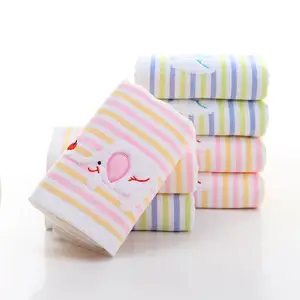 promotion high-end luxury gift towels 100% cotton gauze face