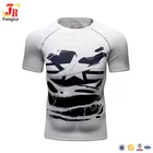 2018 Sublimated Clothing OEM Custom fashion Running Men Raglan T Shirt