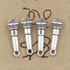 Fashion charms wholesale metal microphone charms pendant for jewelry making