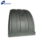 Plastic truck and trailer fenders ,black bomber mudguard-112004