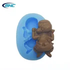 Cartoon baby shape silicone fondant molds chocolate cake decoration tools