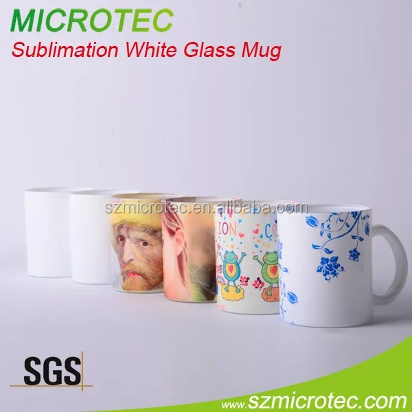 sublimation ice shot glass 11oz glass water cup sublimated
