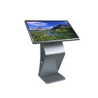 42 inch floor standing interactive LCD touch screen kiosk ,full HD lcd touch screen in built mini PC I3