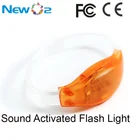 Batteries operate sound activated Christmas light LED flashing wristband