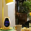 KH-CL079 KING HEIGHT Bear Digital Desk LED Makeup Alarm Wireless Speaker Clock with Night Light Mirror