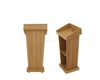 Cheap Wooden Top grade office furniture wood speech desk/lecture table/Podium Designs For Sale