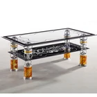 Beautiful modern hot bent stainless steel coffee table with coffee table design