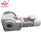 KA97 High Efficiency Electric Vehicle Gearbox right angle gearbox 1 1 ratio low rpm high torque 1 hp motor