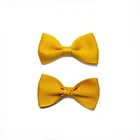 Grosgrain Ribbon Solid 5cm Orange Mini Bow Tie