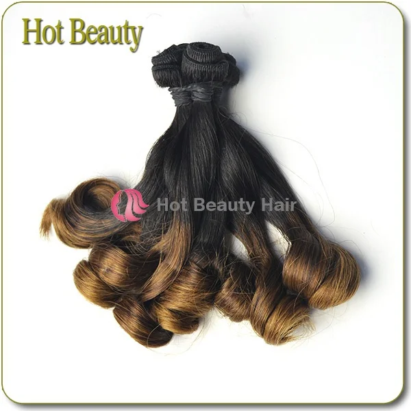 2014 New style 7A tangle free mixed color hair weave
