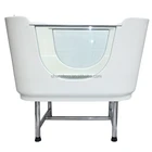 High quality plastic pet grooming baths /pet clean station H-116