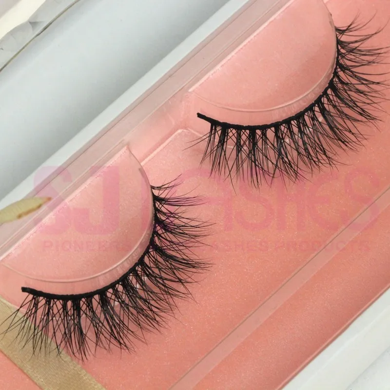 Personalized Label Real Mink Hairs Lash Strips From Lash Manufacturer