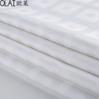 Bleached white cotton fabric for making bed sheet in roll