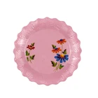 Camping Picnic Pink Melamine Dinnerware Set
