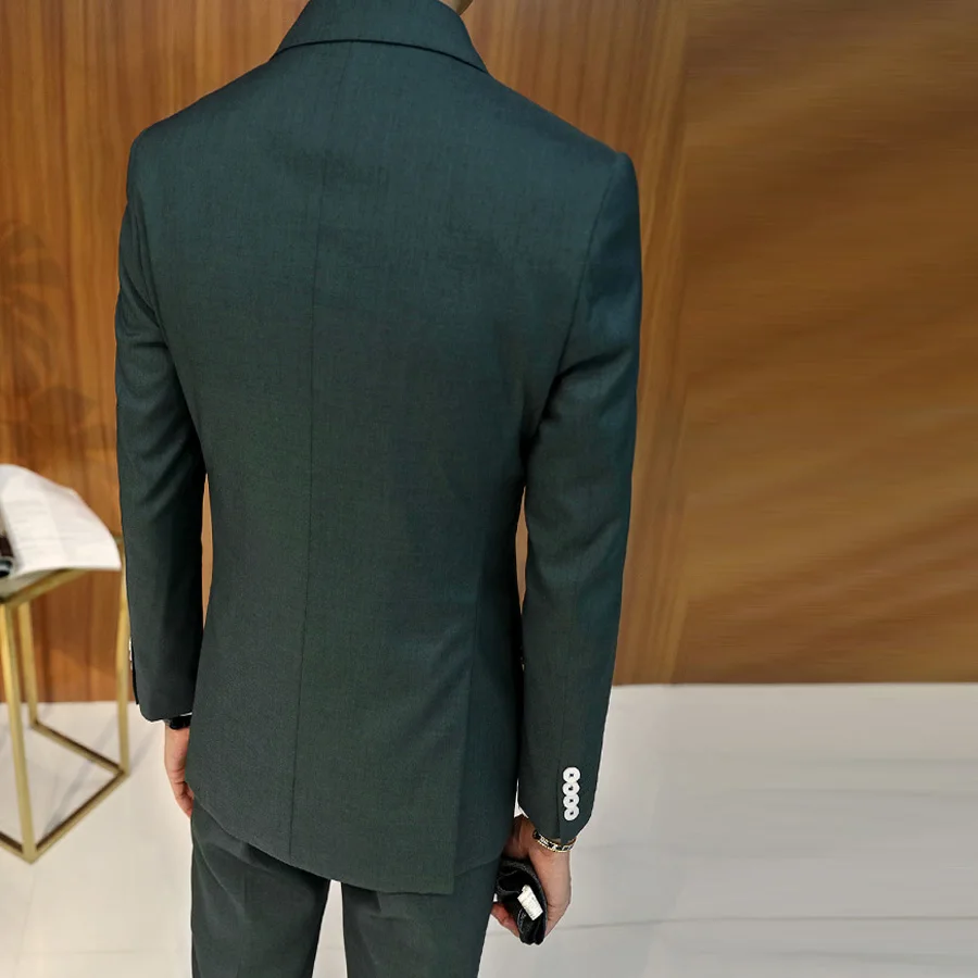 Dark-Green-Business-Suit-Groom-Tuxedos-Slim-Fit-for-Men-Wedding-Suit-3-Pcs-Jacket-Vest