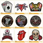 Wholesale factory cheap price MOQ=1PCS 100% polyester custom 3d embroidery patch