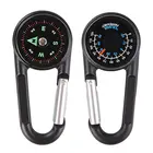 Wholesale Alloy Camping Hiking Gear Outdoor Compass Carabiner hiking compass