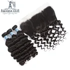 Cambodian Virgin Hair Closure,Bundles Deep Wave Closure And Bundles For Brazilian White Woman