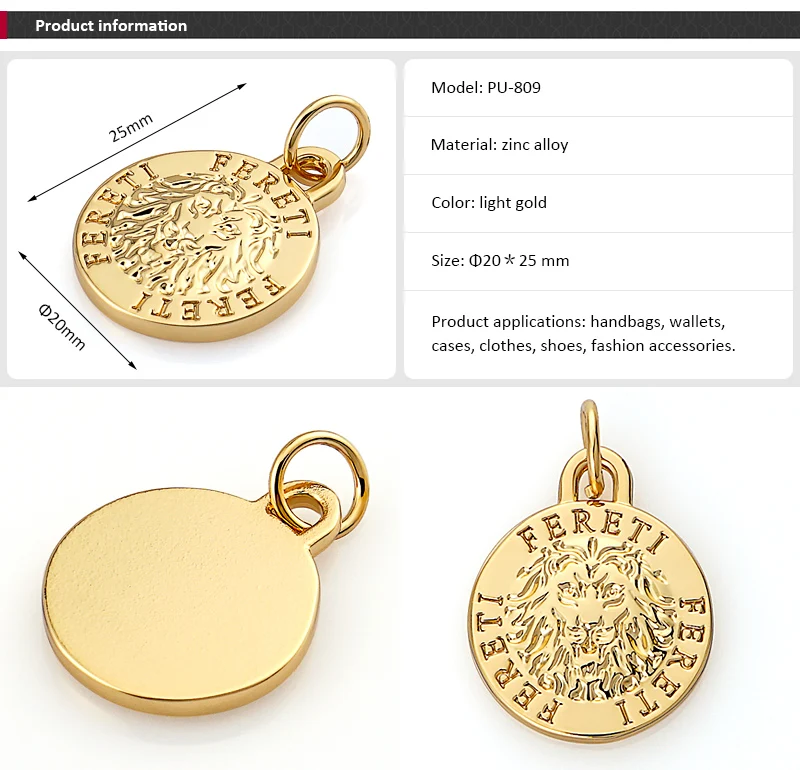 Metal Logo Handbag