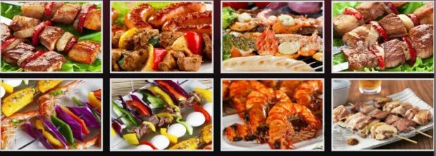 Automatic rotating electric barbecue grill machine ..jpg